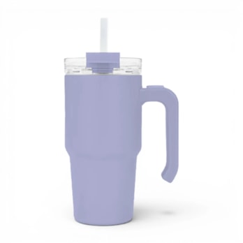 Wholesale Double Walled Cup With Handle And Straw 20oz | Wholesale Direct Wholesale Double Walled Cup With Handle And Straw 20oz | Wholesale Direct