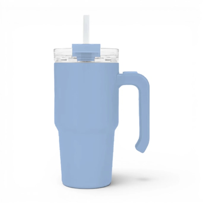 Wholesale Double Walled Cup With Handle And Straw 20oz | Wholesale Direct Wholesale Double Walled Cup With Handle And Straw 20oz | Wholesale Direct