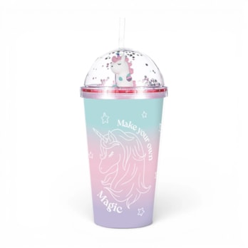 Wholesale Unicorn Cup With Straw 450ml | Wholesale Direct