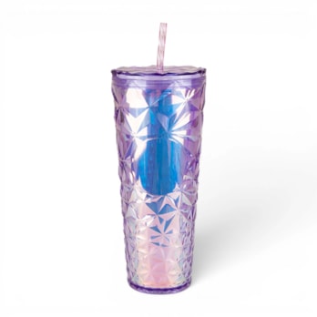 Wholesale Crystal Effect Cup With Straw 710ml | Wholesale Direct Wholesale Crystal Effect Cup With Straw 710ml | Wholesale Direct