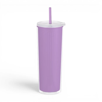Wholesale Inner Ribbed Cup With Straw 700ml | Wholesale Direct