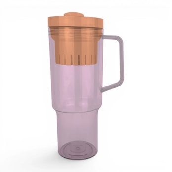 Wholesale Clear Colour Cup With Mix Match Straw 1200ml | Wholesale Direct