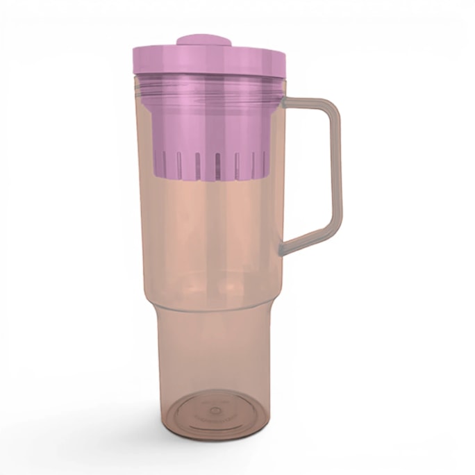 Wholesale Clear Colour Cup With Mix Match Straw 1200ml | Wholesale Direct
