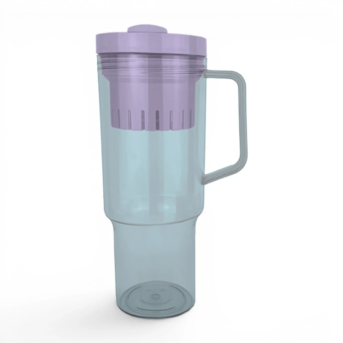 Wholesale Clear Colour Cup With Mix Match Straw 1200ml | Wholesale Direct