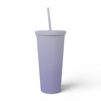 Wholesale Ombre Cup With Straw 650 ml | Wholesale Direct
