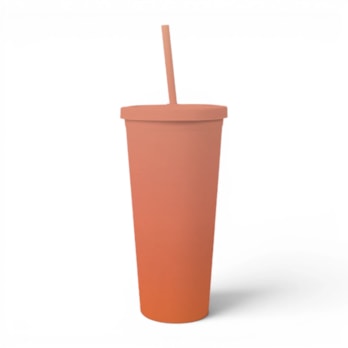 Wholesale Ombre Cup With Straw 650 ml | Wholesale Direct