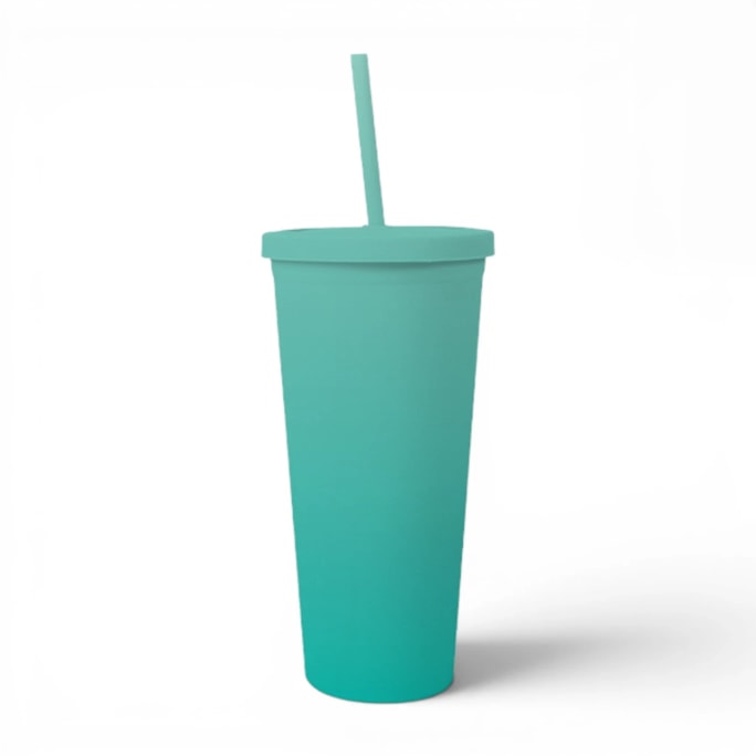 Wholesale Ombre Cup With Straw 650 ml | Wholesale Direct