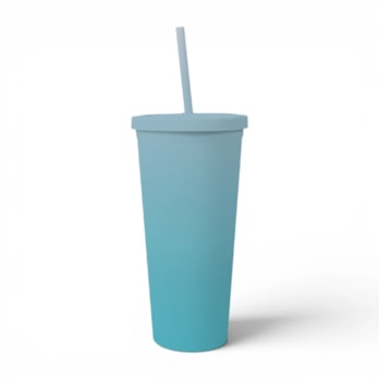 Wholesale Ombre Cup With Straw 650 ml | Wholesale Direct