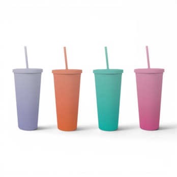 Wholesale Ombre Cup With Straw 650 ml | Wholesale Direct Wholesale Ombre Cup With Straw 650 ml | Wholesale Direct