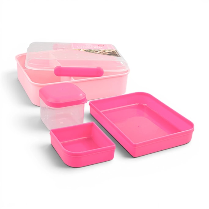 Wholesale Sectioned Double Layer Lunch Box With Sauce Pot 1500ml | Wholesale Direct