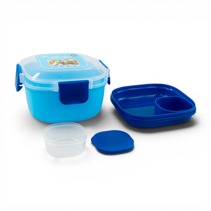 Wholesale Double Layer Lunch Box With Sauce Pot 1200ml | Wholesale Direct