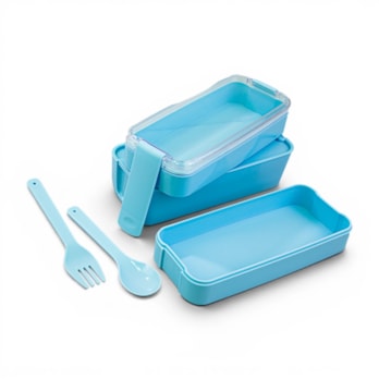 Wholesale 3 Layer Lunch Box with Cutlery Set | Wholesale Direct