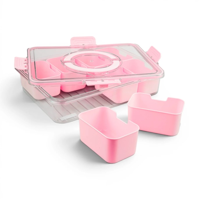 Wholesale 8 Compartment Snack Box With Handle | Wholesale Direct