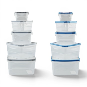 Wholesale Clip Lock Lid Food Containers 5pk | Wholesale Direct