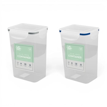 Wholesale Rectangle Clip Lock Container 1300ml | Wholesale Direct