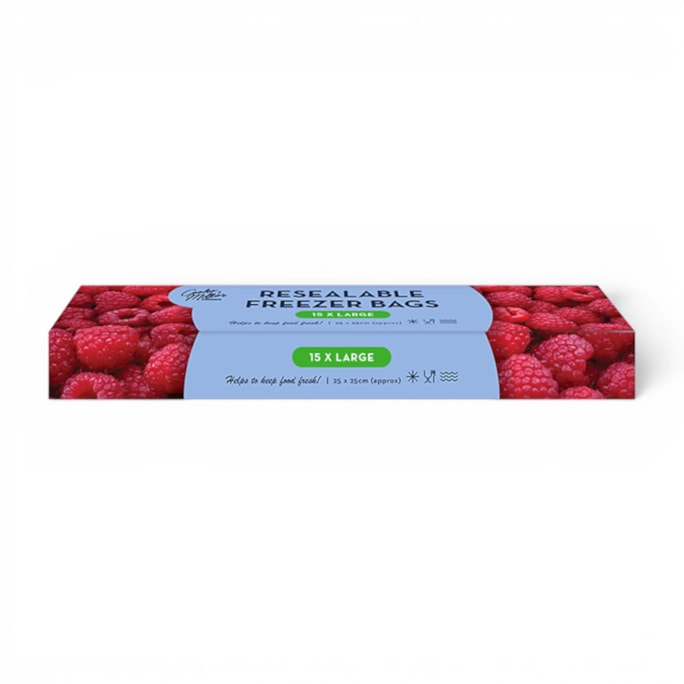 Wholesale Resealable Freezer Bags 15pk CDU | Wholesale Direct