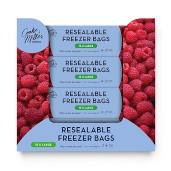 Wholesale Resealable Freezer Bags 15pk CDU | Wholesale Direct
