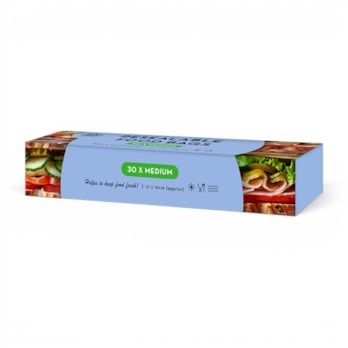 Wholesale Resealable Food Bags 30pk CDU | Wholesale Direct