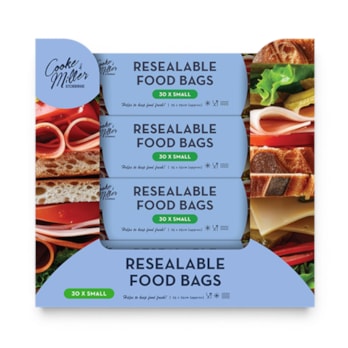 Wholesale Resealable Food Bags 30pk CDU | Wholesale Direct Wholesale Resealable Food Bags 30pk CDU | Wholesale Direct