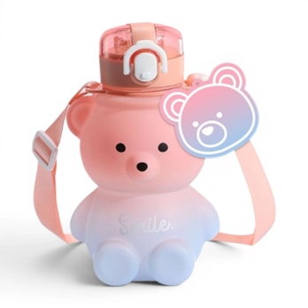 Wholesale Frosted Plastic Ombre Bear Bottle 725ML | Wholesale Direct