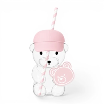 Wholesale Bear Cup With Straw 500ml | Wholesale Direct Wholesale Bear Cup With Straw 500ml | Wholesale Direct