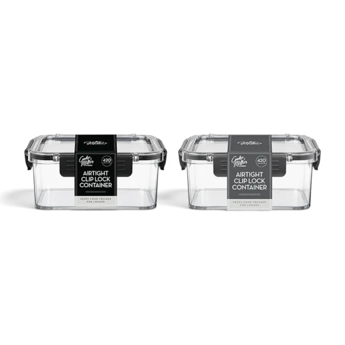 Wholesale Airtight Clip Lock Container 420ml | Wholesale Direct Wholesale Airtight Clip Lock Container 420ml | Wholesale Direct