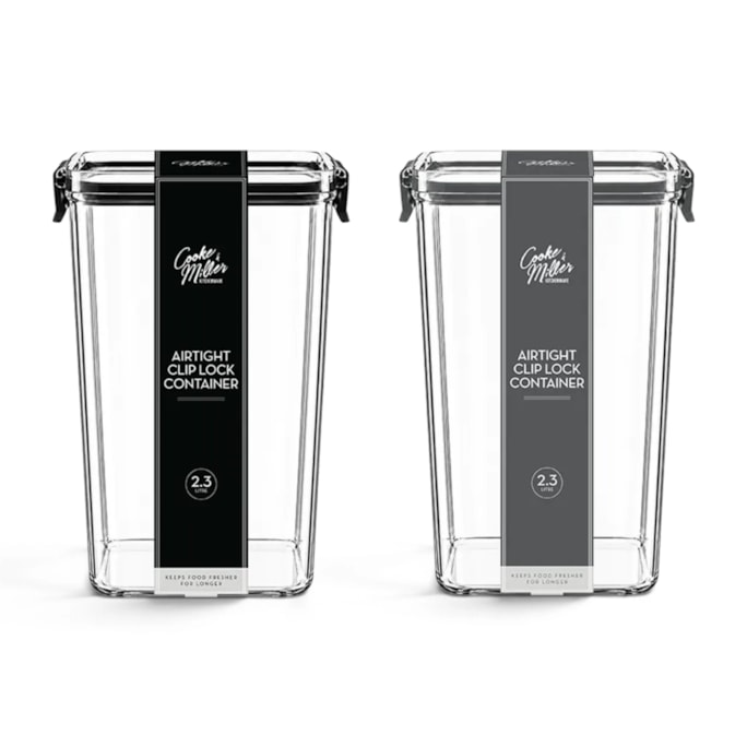 Wholesale Airtight Clip Lock Container 2.3L | Wholesale Direct