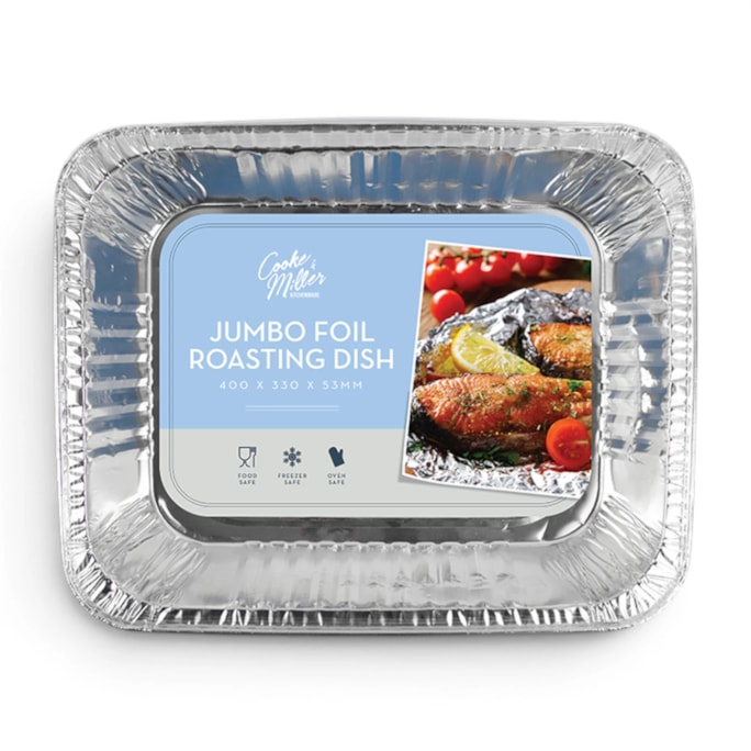 Wholesale Jumbo Foil Oblong Roaster 2pk | Wholesale Direct Wholesale Jumbo Foil Oblong Roaster 2pk | Wholesale Direct
