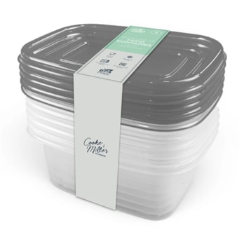 Wholesale Rectangular Food Containers 700ml 6pk | Wholesale Direct