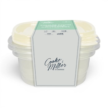 Wholesale Square Food Containers 1L 4pk | Wholesale Direct