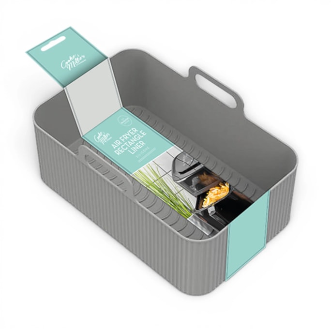 Wholesale Air Fryer Rectangle Silicone Liner 20 x 12 x 7cm | Wholesale Direct