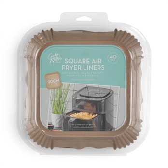 Wholesale Air Fryer Liner Square 20 x 20cm 40pk | Wholesale Direct