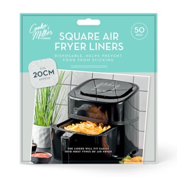 Wholesale Air Fryer Sheets Square 20 x 20cm 50pk | Wholesale Direct