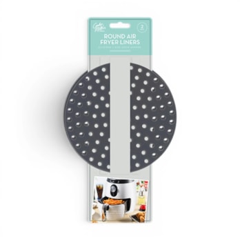 Wholesale Air Fryer Non Stick Reusable Round Liners Dia. 20cm 2pk | Wholesale Direct