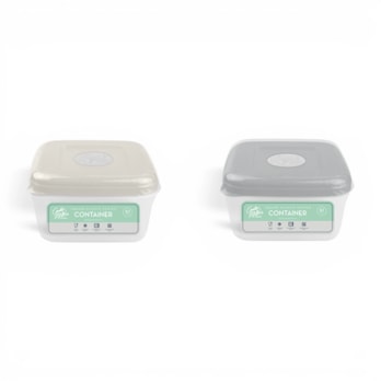 Wholesale Vented Square Plastic Container 2.1L | Wholesale Direct