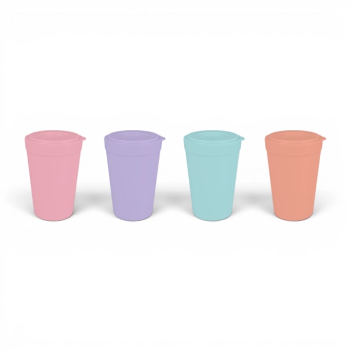 Wholesale Girls Tumblers with Straws and Lids 4pk | Wholesale Direct