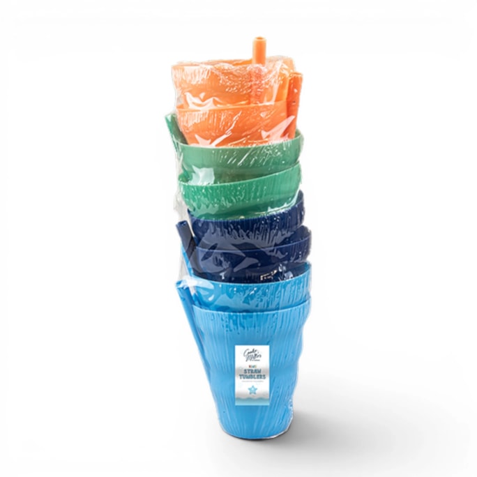 Wholesale Boys Straw Tumblers 8pk | Wholesale Direct Wholesale Boys Straw Tumblers 8pk | Wholesale Direct
