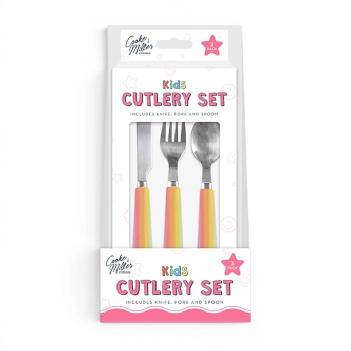 Wholesale Unicorn 3 Piece Cutlery Set CDU | Wholesale Direct