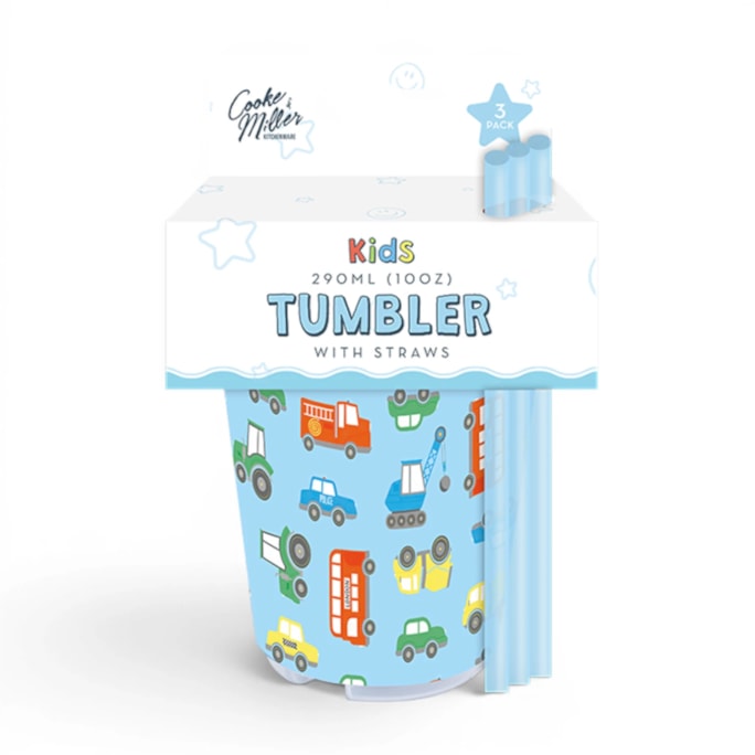 Wholesale Transport Tumbler with Straw 3pk | Wholesale Direct