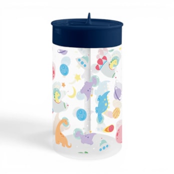Wholesale Space Dinosaur Tumbler with Straw Lid 450ml | Wholesale Direct