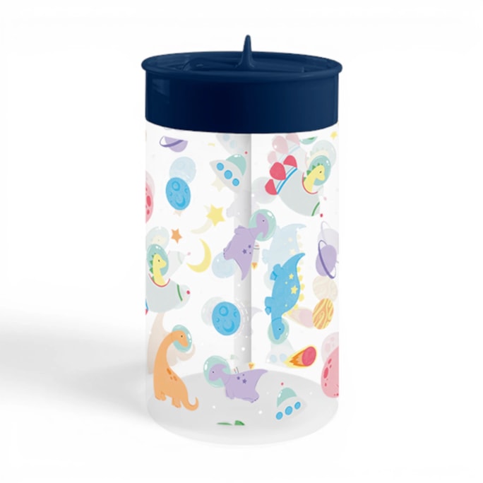 Wholesale Space Dinosaur Tumbler with Straw Lid 450ml | Wholesale Direct