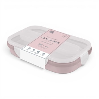 Wholesale Natural Collapsible Lunch Box With Spork | Wholesale Direct