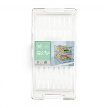Wholesale Stackable Fridge Tray with Detachable Lid 10.7X15.2X30.5cm | Wholesale Direct