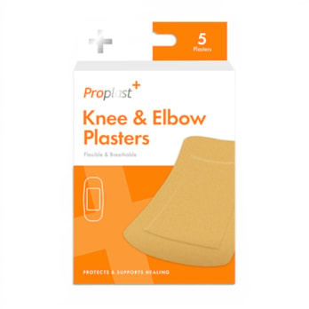 Wholesale Knee & Elbow Fabric Plasters 5pk | Wholesale Direct Wholesale Knee & Elbow Fabric Plasters 5pk | Wholesale Direct