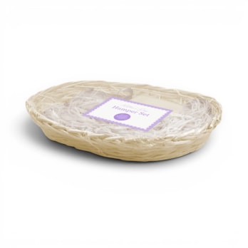 WholesaleMother's Day Oval Hamper Basket Set 38.5cm x 30cm | Wholesale Direct