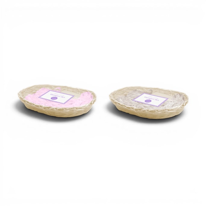 WholesaleMother's Day Oval Hamper Basket Set 38.5cm x 30cm | Wholesale Direct