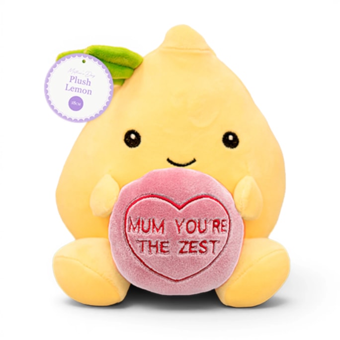 WholesaleMother's Day Plush Lemon 18cm | Wholesale Direct
