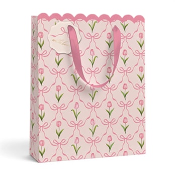 Wholesale Mother's Day Small Scalloped Edge Gift Bag | Wholesale Direct