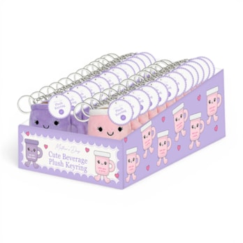 Wholesale Mothers Day Plush Keyring 9cm CDU | Wholesale Direct