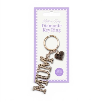 WholesaleMum Diamante Keyring | Wholesale Direct